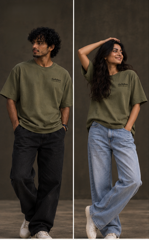 Mitti T-shirt, olive, front