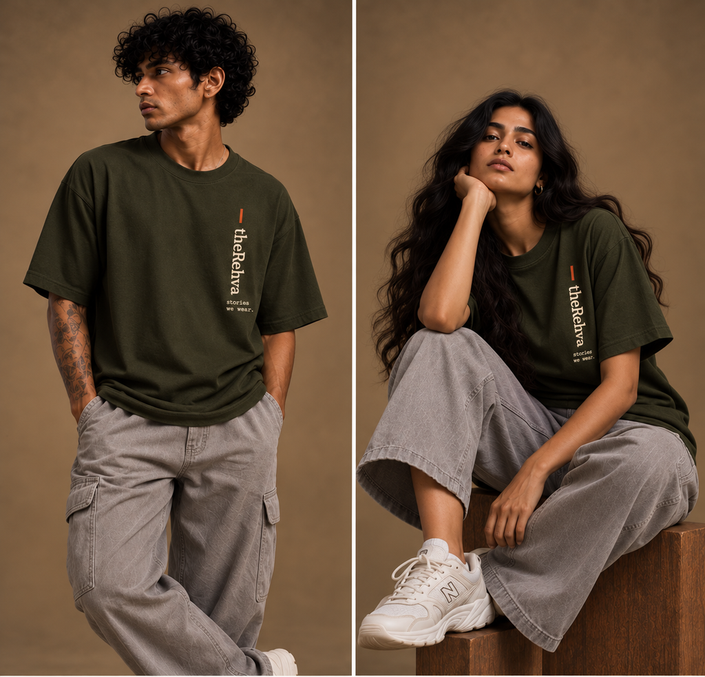 Yaadein T-shirt, olive, front