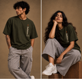 Yaadein T-shirt, olive, front